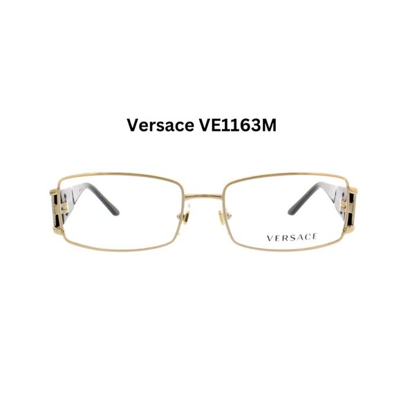 New Versace  VE1163M black/gold eyeglasses frame Retail : $499 - Picture 2 of 8